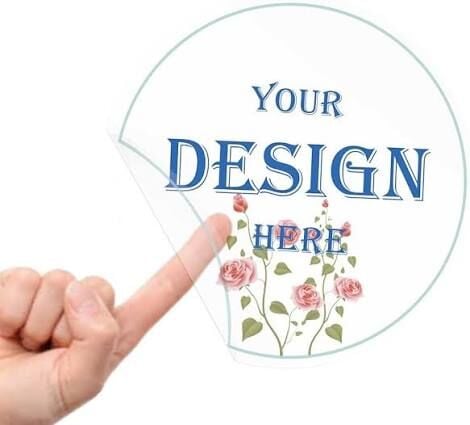 Özelleştirilebilir Oval Kesim Sticker – Hediye Paketi, Ambalaj, El Yapımı Ürün Etiketi