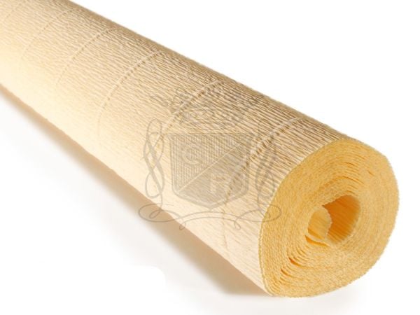 İtalyan Krapon Kağıdı No:577 - Krem - Cream 180 gr. 50X250 cm