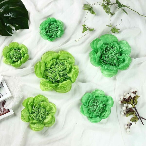 İtalyan Krapon Kağıdı No:591 - Yaprak Yeşil - Leaf Green - 180 gr. 50X250 cm