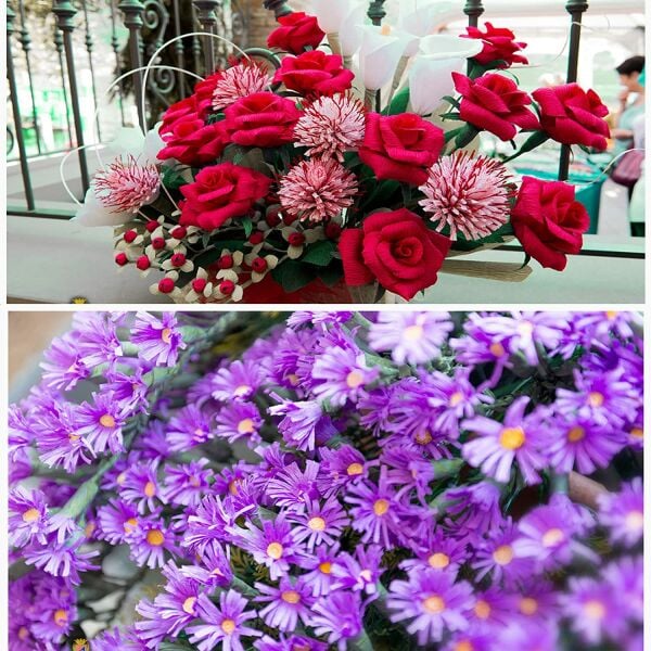 İtalyan Krapon Kağıdı No:593 -Mor - Violet Purple 180 gr. 50X250 cm