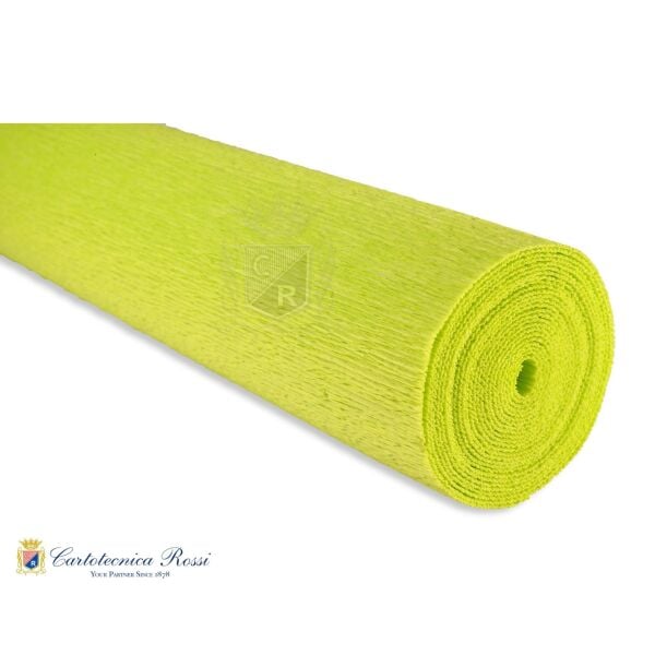 İtalyan Krapon Kağıdı No:353, Çiçek Yapım Kağıdı, 90Gr - 50x150Cm, Papağan Yeşili - Parakeet Green