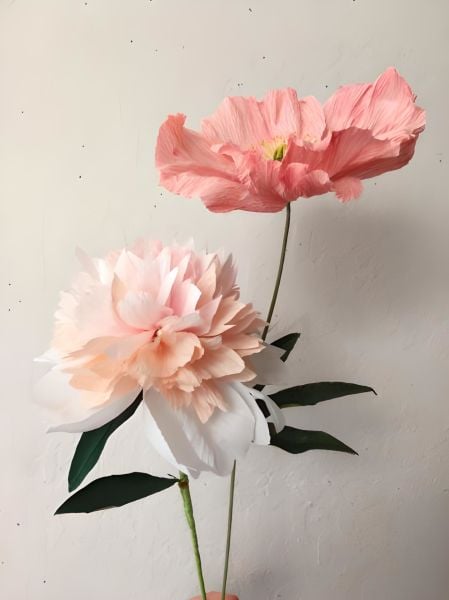 Italyan Krapon Kağıdı No:204 - Bebek Pembe - Baby Pink 60 Gr. 50x250 Cm