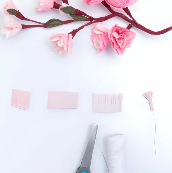 Italyan Krapon Kağıdı No:201 - Ten Rengi - Camelia Pink 60 Gr. 50x250 Cm