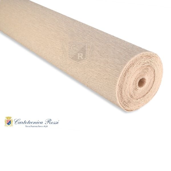 İtalyan Krapon Kağıdı No:355, Çiçek, El İşi Yapım Kağıdı, 90Gr - 50x150Cm, İnci Grisi - Pearl Grey