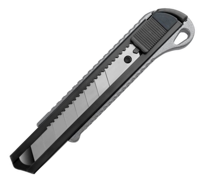 Maket Bıçağı Geniş ve Metal Gövdeli