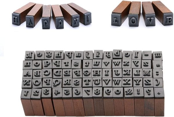 Alfabe Stampa Set Küçük&büyük Harf Ve Sayılar 70 Parça