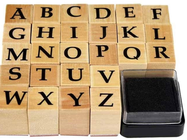 Alfabe Stampa Set Büyük Harf 27 Parça