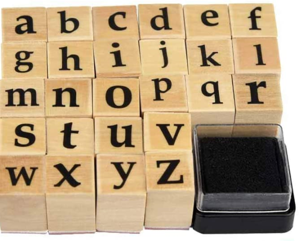 Alfabe Stampa Set Küçük Harf 27 Parça