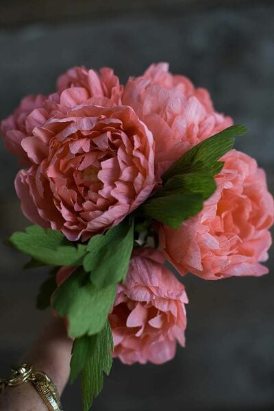 İtalyan Krapon Kağıdı No:561 - Yosun Yeşil - Forest Green 180 gr. 50X250 cm