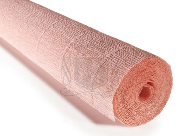 İtalyan Krapon Kağıdı No:17A2 - Koyu Şeftali - Koko Loko Rose 180 gr. 50X250 cm