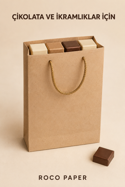 Kraft Karton Çanta 12 x 17 Cm 25 Adet
