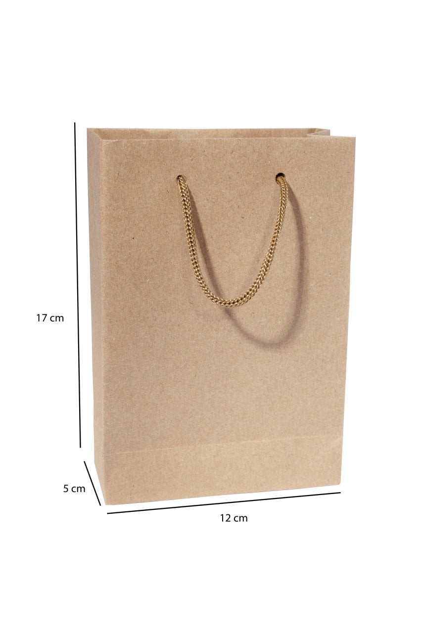Kraft Karton Çanta 12x17 Cm 25 Adet