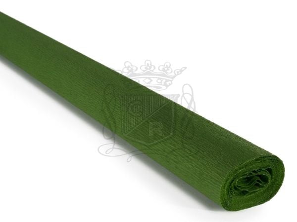 Italyan Krapon Kağıdı No:265 - Haki Yeşil 60 Gr. 50x250 Cm