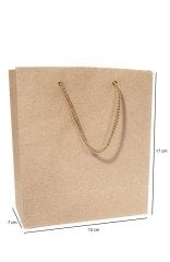 Kraft Karton Çanta 15x17 Cm 25 Adet