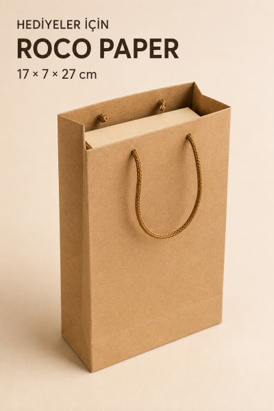 Kraft Karton Çanta 17 x 27 cm 25 Adet
