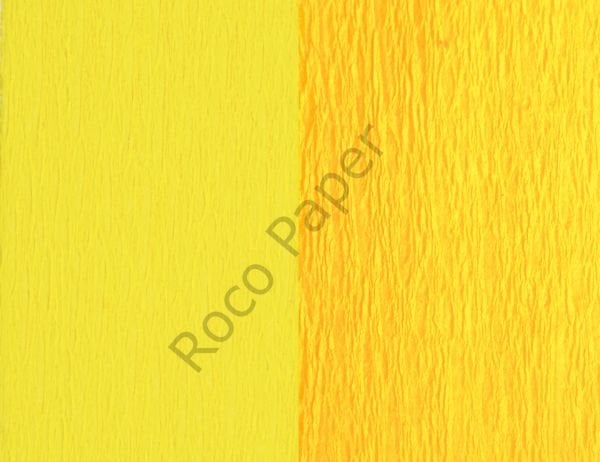 Premium Alman Çift Taraflı Krapon, Çiçek Yapım Kağıdı,90gr 25x125 Cm, Altınbaşak&düğünçiçeği Sarısı