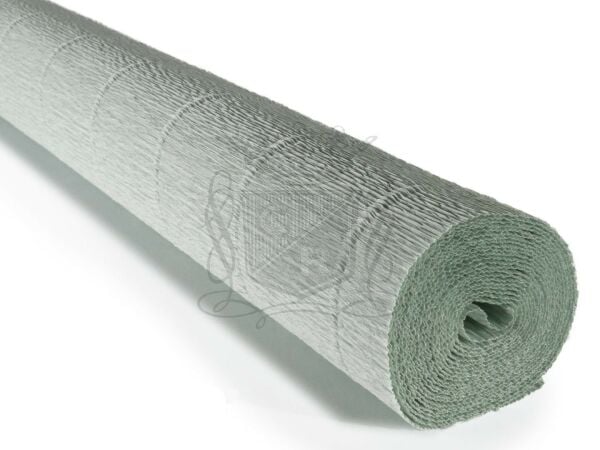 İtalyan Krapon Kağıdı No:621 - Pudra Mavi - Dusty Miller 180 gr.50X250 cm