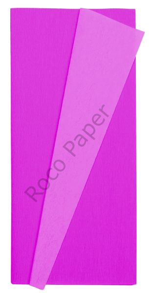 Çift Taraflı Alman Krapon Kağıdı 2li Set, Çiçek Yapım Kağıdı,90gr 25x125 Cm,Pembe&Dut,Açık Gül&Pembe