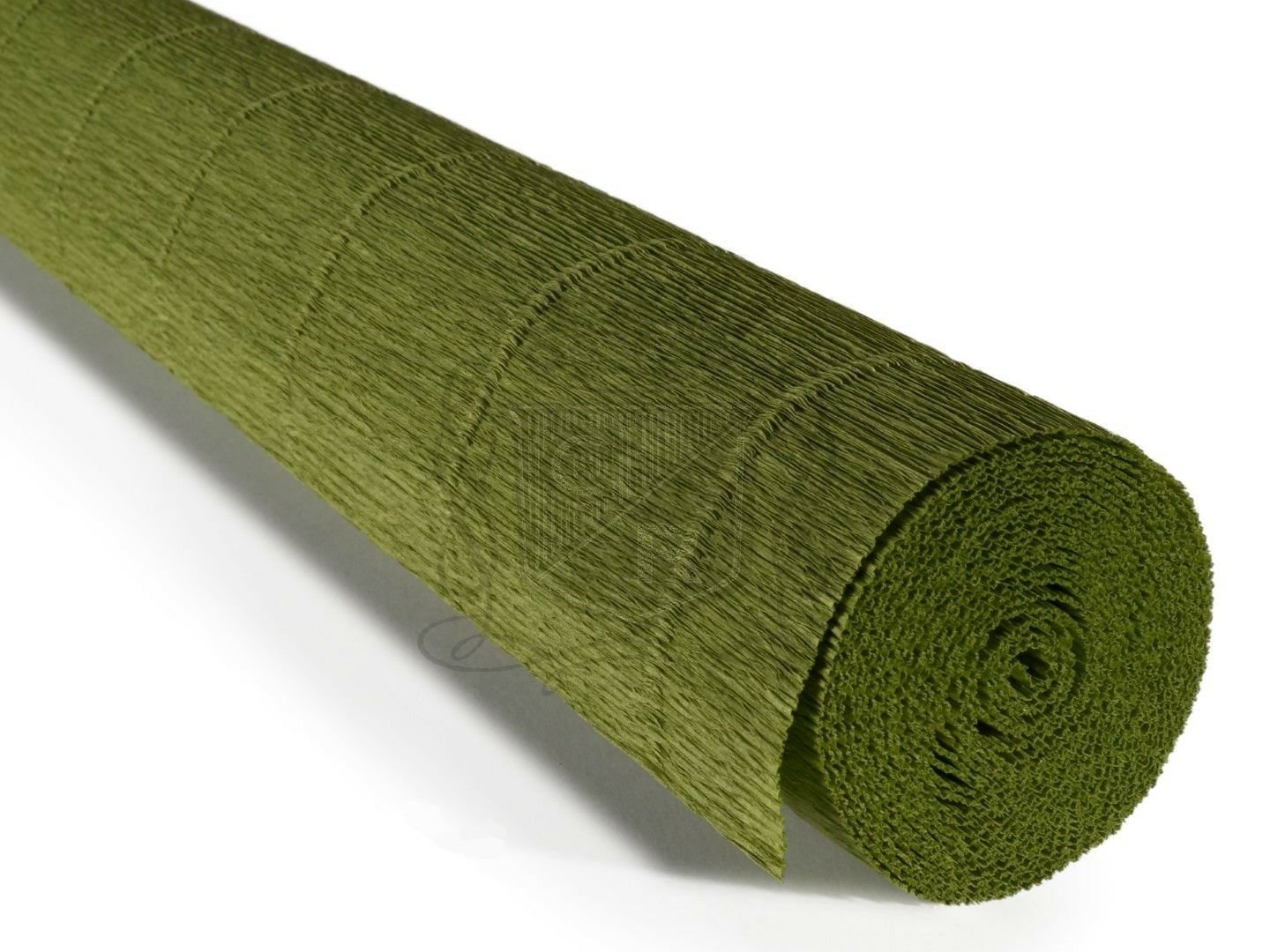 Italyan Krapon Kağıdı No:622 - Zeytin Yeşili - Olive Green 180gr 50x250 Cm