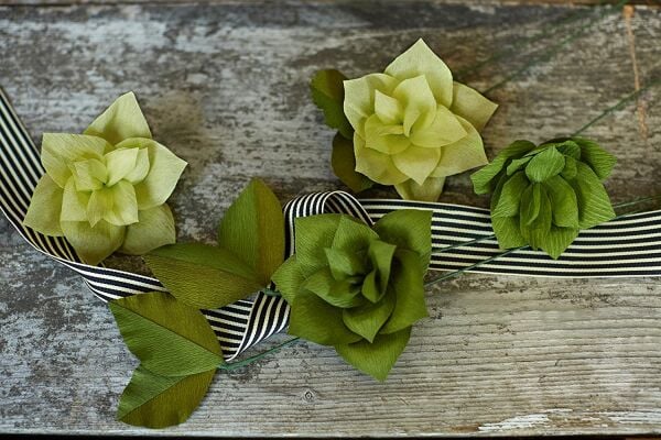Italyan Krapon Kağıdı No:622 - Zeytin Yeşili - Olive Green 180gr 50x250 Cm