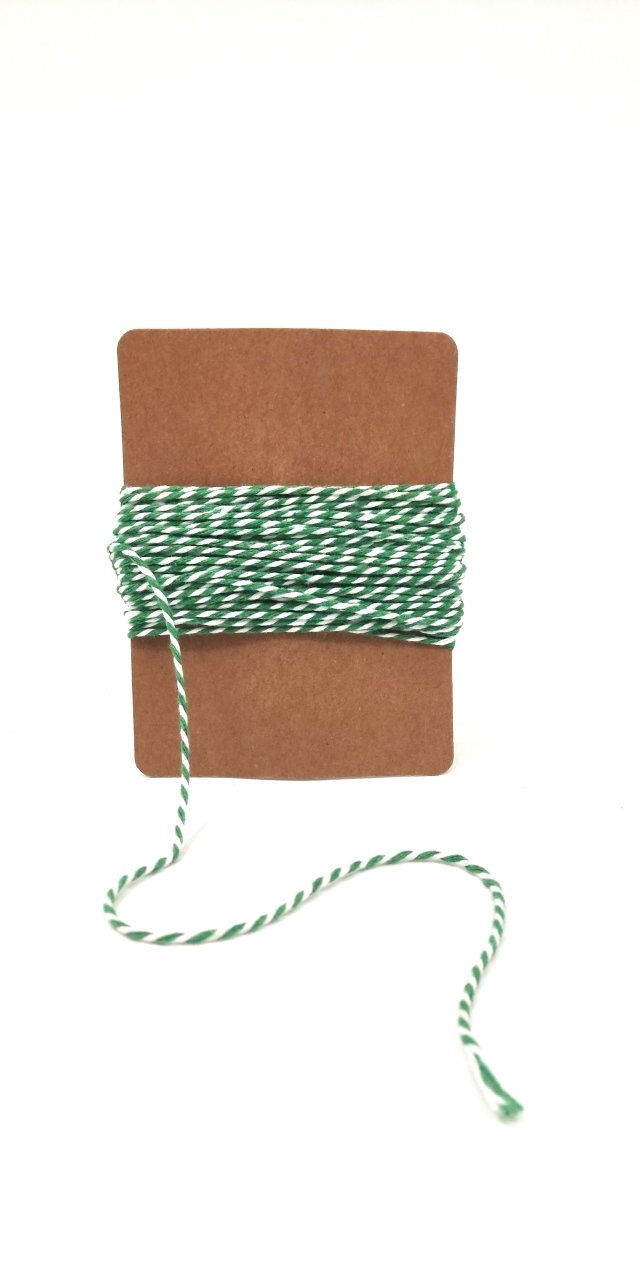 Yeşil&beyaz Ip - 10 Metre (twine Baker)