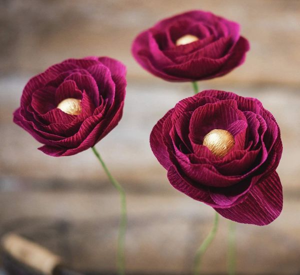 İtalyan Krapon Kağıdı No:620 - Erik - Dusk Plum 180 gr. 50X250 cm