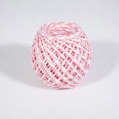Kağıt İp - Beyaz&Pembe 50 Metre
