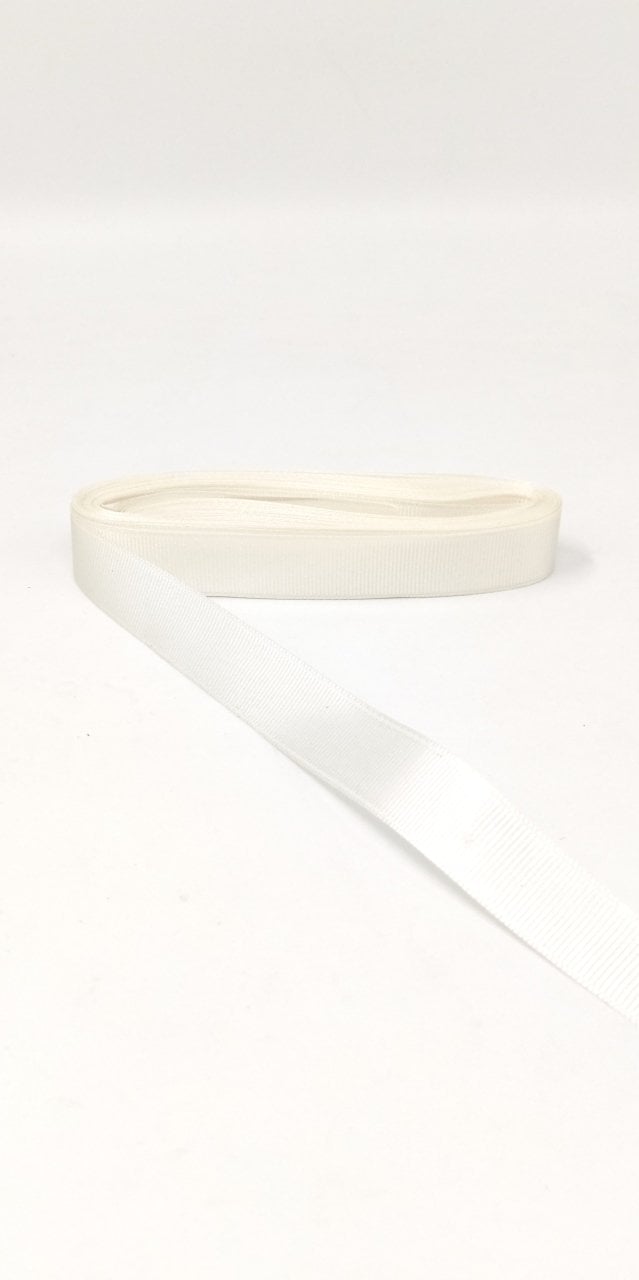 Grogren Kurdele 10 Metre Uzunluk Genişlik Seçenekli - Krem 4 cm