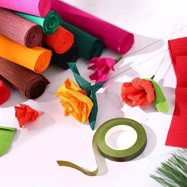 Italyan Krapon Kağıdı No:236 - Çimen Yeşili - Grass Green 60 Gr. 50x250 Cm
