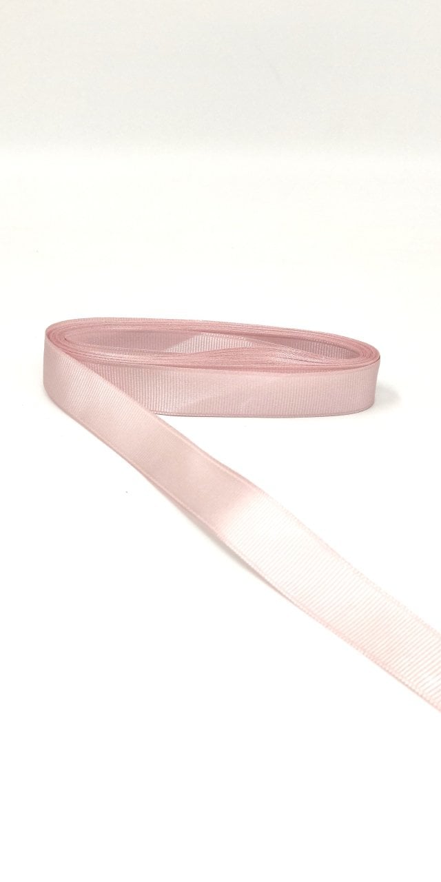 Grogren Kurdele 10 Metre Uzunluk Genişlik Seçenekli - Pudra Pembe