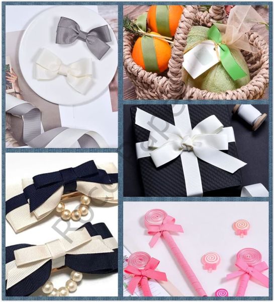 Grogren Kurdele, Hediye Paketleme, Dekoratif Düğün, Parti, Hobi ve Süsleme Şeriti, 10m - Siyah 1 cm