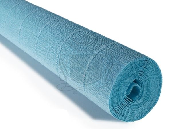 ROCO PAPER İtalyan Krapon Kağıdı Set Blueberry – 180 gr - 25X125 cm 6'lı Paket - %260 esneme özelliği – Renkli Kağıt Çiçekler