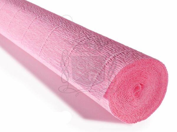 ROCO PAPER İtalyan Krapon Kağıdı Set Pinky – 180 gr - 25X125 cm 6'lı Paket - %260 esneme özelliği – Renkli Kağıt Çiçekler