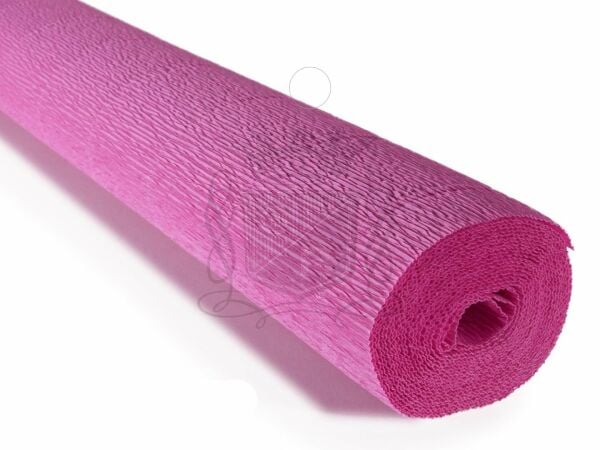 ROCO PAPER İtalyan Krapon Kağıdı Set Pinky – 180 gr - 25X125 cm 6'lı Paket - %260 esneme özelliği – Renkli Kağıt Çiçekler