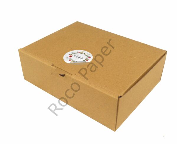 Handmade Yazılı Sticker – Hediye Paketi, Ambalaj, El Yapımı Ürün Etiketi, 27x27 mm, 140 Adet