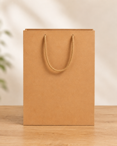 35 x 45 x 10 cm Premium Karton Hediye Çantası | Şık ve Dayanıklı Hediye Poşeti Kraft - 10 Adet