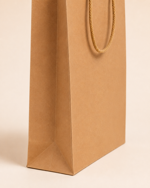 35 x 45 x 10 cm Premium Karton Hediye Çantası | Şık ve Dayanıklı Hediye Poşeti Kraft - 10 Adet