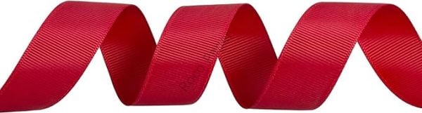 Grogren Kurdele, Hediye Paketleme, Dekoratif Düğün, Parti, Hobi ve Süsleme Şeriti, 10 metre - Kırmızı 4 cm