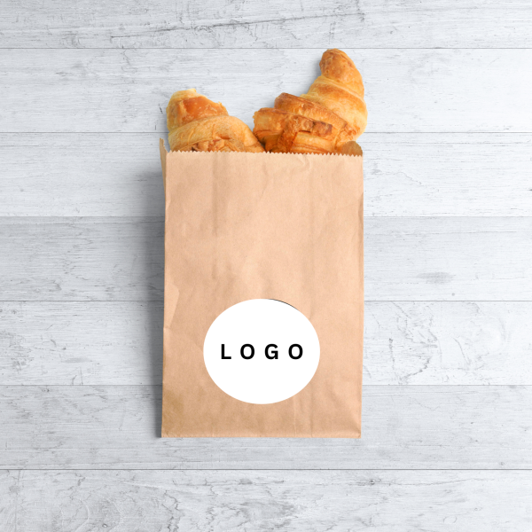 Körüklü Kraft Kese Kağıdı, Çizgili Şamua Kağıt Poşet, Hediye Ambalaj Poşeti, 1000 Adet - 25x33 - Özel Baskı İstiyorum