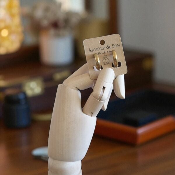 Özel Baskı Küpe Kartı, Kişiselleştirilebilir Takı Kartı, 4.5x5 Cm, 275 Adet - Kraft Zemin  -Siyah & Renkli (CMYK 4+0) Baskı