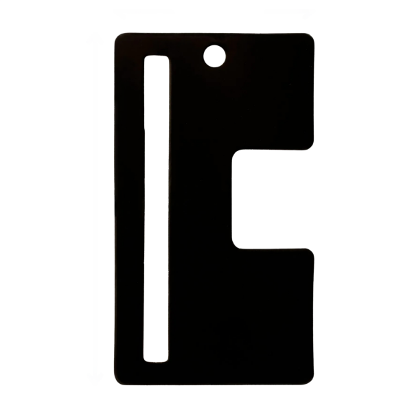 100 lü Baskısız Mandal Toka Kart Seti, Bijuteri, Sunum Kartları, 9.8x10,5 Cm Yazısız), Siyah