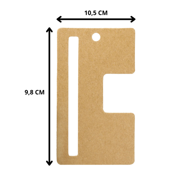 100 lü Baskısız Mandal Toka Kart Seti, Bijuteri, Sunum Kartları, 9.8x10,5 Cm Yazısız), Kraft