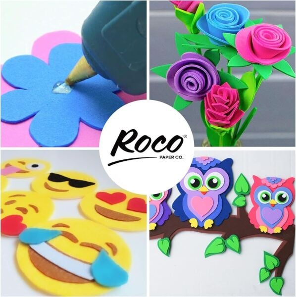 ROCO PAPER Çiçek Yapım Eva 2 mm. 50x140 cm - Fildişi