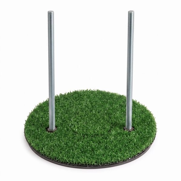 Çiçek Demir Ayak Stand Eva ve Krapon için 30 cm Çap ve Çim halı İkili