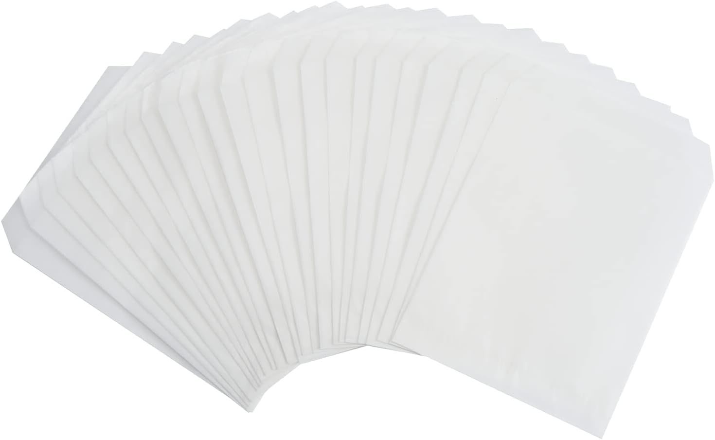 Yağlı (BEYAZ) Dipsiz Kese Kağıdı 12x28 Cm - 1000 gr 200 Adet