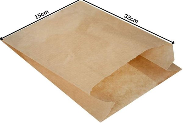 Kraft (Şamua) Dipsiz Kese Kağıdı 15*32 cm 500 gr. Gramaj