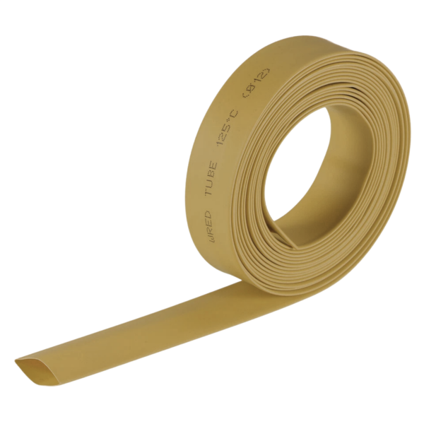 Dev Çiçek Esnek Boru Kılıfı, Isıtılınca Daralan Kılıf 21 mm. Kahverengi - 2 Metre