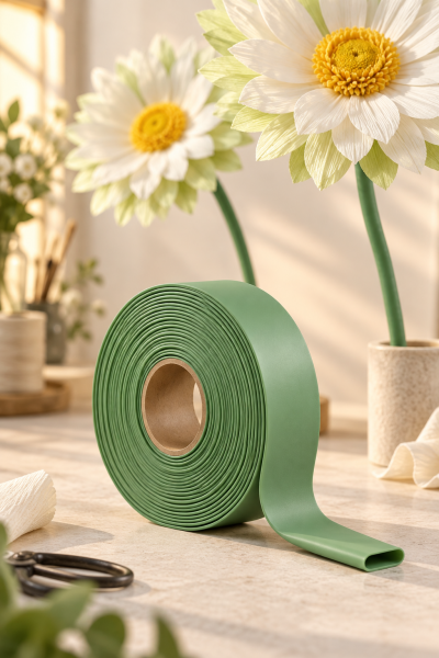 Dev Çiçek Esnek Boru Kılıfı, Isıtılınca Daralan Kılıf 21 mm. Yeşil - 3 Metre