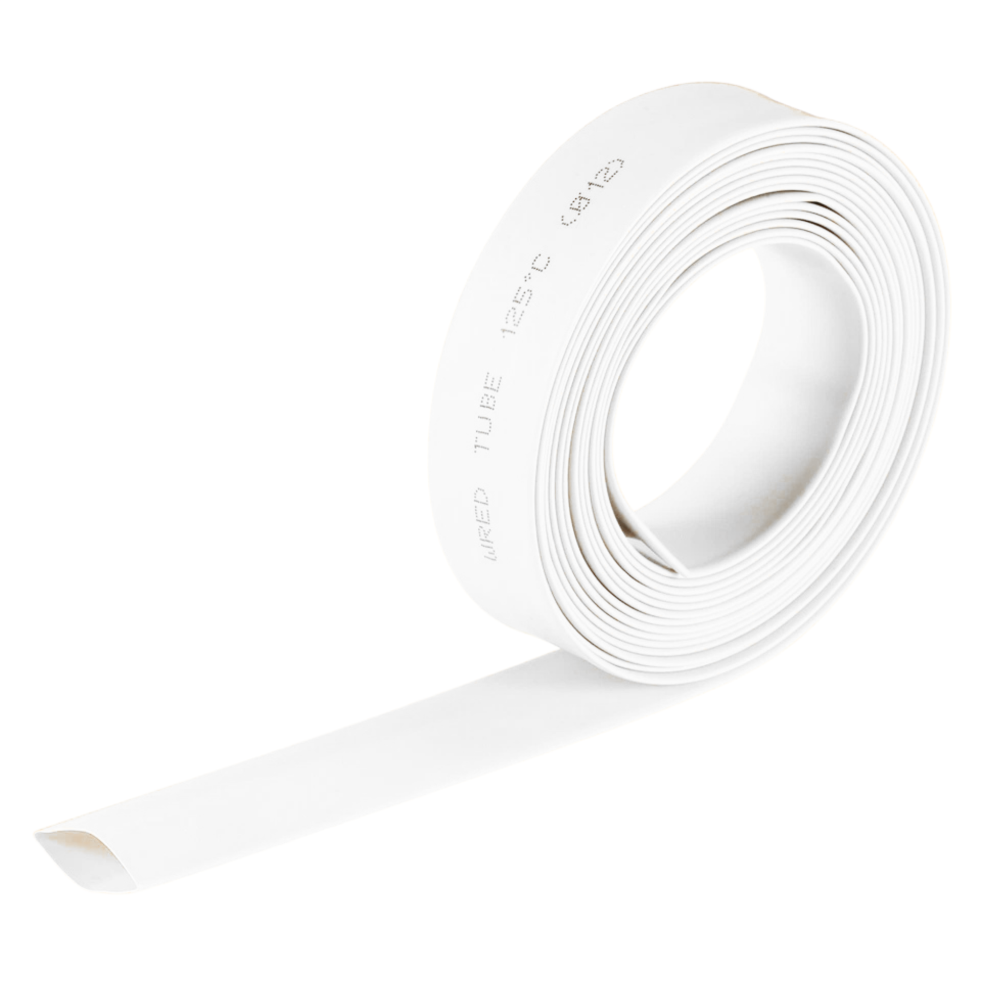 Dev Çiçek Esnek Boru Kılıfı, Isıtılınca Daralan Kılıf 21 mm. Beyaz - 3 Metre