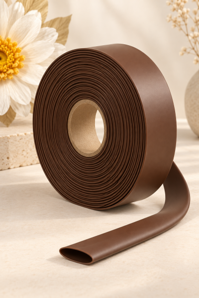 Dev Çiçek Esnek Boru Kılıfı, Isıtılınca Daralan Kılıf 21 mm. Kahverengi - 3 Metre